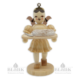 Angel with Short Pleated Skirt and Christmas Stollen