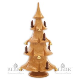 Weihnachtsbaum mit Glöckchen, natur