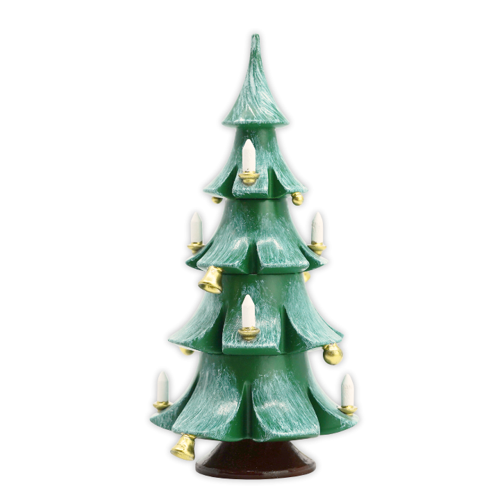 Weihnachtsbaum mit Glöckchen, farbig