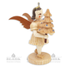 EK 025 S Angel with Short Pleated Skirt and Tree with Preciosa-Crystals