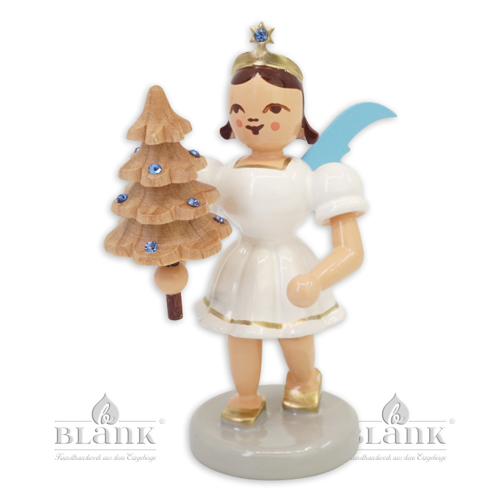 EKF 025 S Kurzrockengel mit Bäumchen und Preciosa-Kristallen, farbig