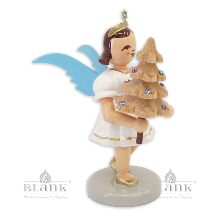 EKF 025 S Kurzrockengel mit Bäumchen und Preciosa-Kristallen, farbig