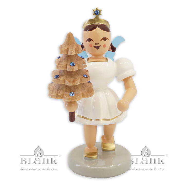EKF 025 S Kurzrockengel mit Bäumchen und Preciosa-Kristallen, farbig