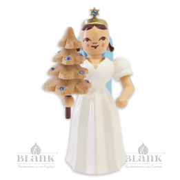 ELF 025 S Langrockengel mit Bäumchen und Preciosa-Kristallen, farbig