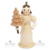 EL 025 S Angel with Long Robe and Tree with Preciosa-Crystals