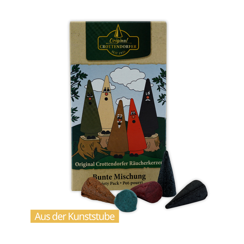 Crottendorfer Incense Cones, Mixed Selection, Ziegenbein