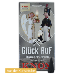 016520 Knox Räucherkerzen, Glück Auf von Blank Kunsthandwerk, Gruenhainichen