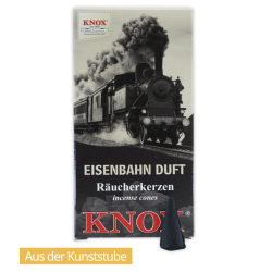 016530 Knox Räucherkerzen, Eisenbahnduft von Blank Kunsthandwerk, Gruenhainichen