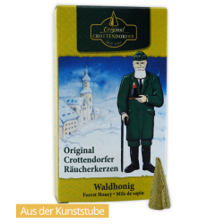 1004 Crottendorfer Räucherkerzen, Waldhonig von Blank Kunsthandwerk, Gruenhainichen