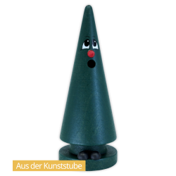 2059 Crottendorfer Ziegenbein, Tina Tanne (grün) von Blank Kunsthandwerk, Gruenhainichen