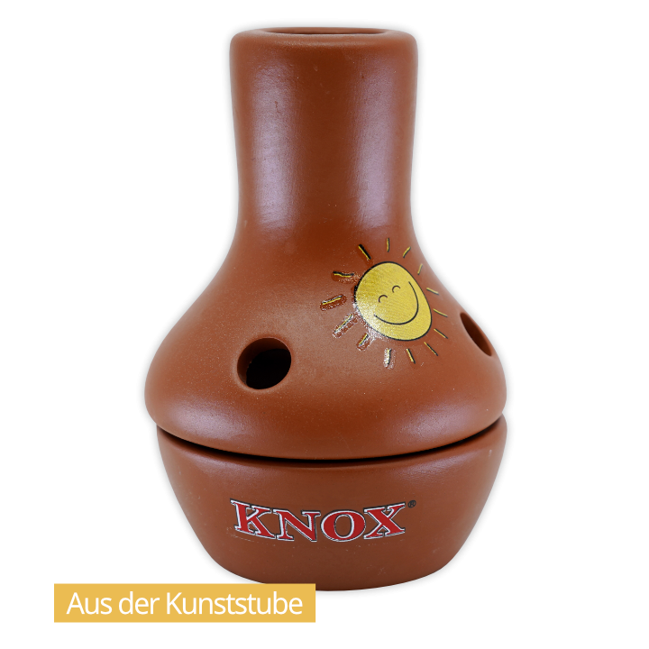Knox Terracotta Feuertopf mit Motiv