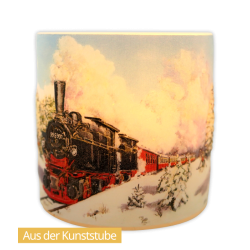 K&K Lantern Candle, Narrow-Gauge Railway, illuminated