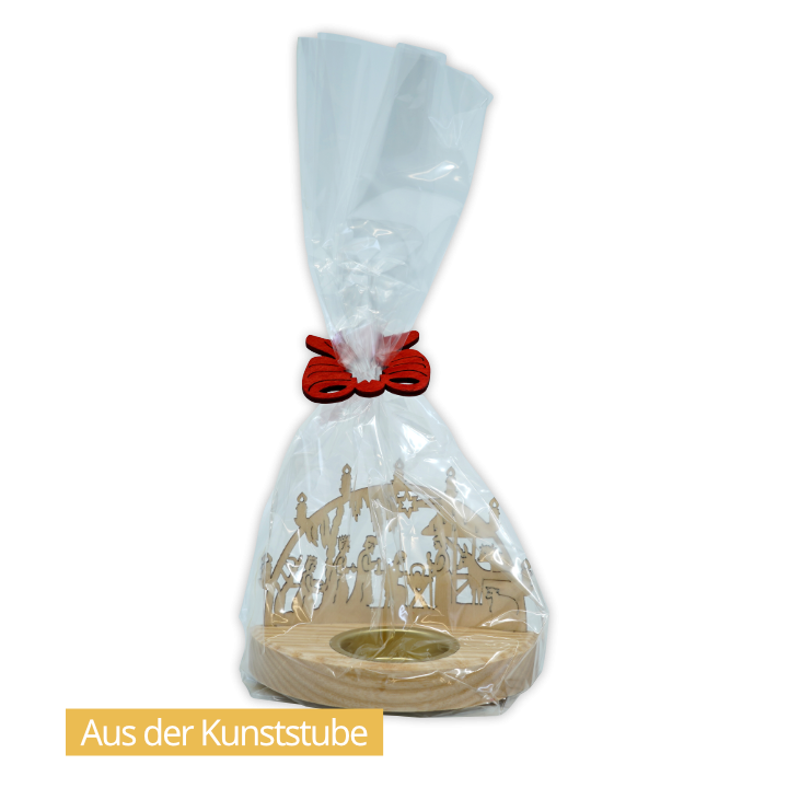 Schmidt Teelichthalter, Schwibbogen Geburt