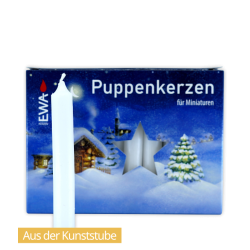 EWA Puppenkerzen, weiß
