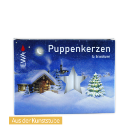 EWA Puppenkerzen, weiß