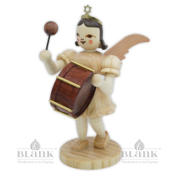 EK 005 Angel with Pleated Skirt and Timpani, coloured