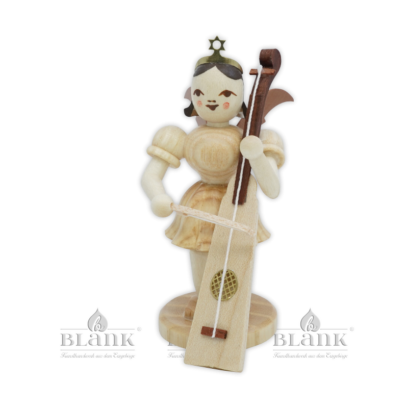 EK 095 Angel with Pleated Skirt and Trumpet Marine