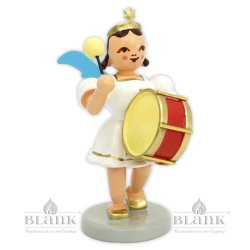 EKF 005 Angel with Pleated Skirt and Timpani, coloured