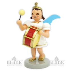 EKF 005 Angel with Pleated Skirt and Timpani, coloured