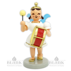 EKF 005 Angel with Pleated Skirt and Timpani, coloured