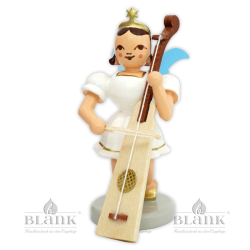 EKF 095 Angel with Pleated Skirt and Trumpet Marine, coloured