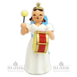 ELF 005 Angel with Long Pleated Robe and Timpani, coloured