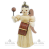 Angel with Long Pleated Robe and Timpani