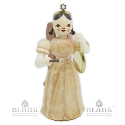 Angel with Long Pleated Robe and Gong