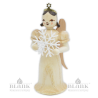 Angel with Long Robe and Snow Flake of Plauen Lace
