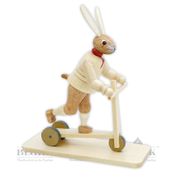 Easter Bunny with Scooter