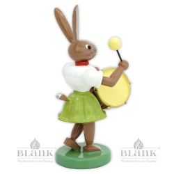 Osterhase mit Pauke, farbig