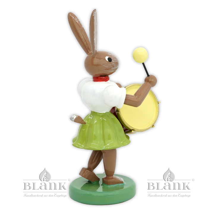 Osterhase mit Pauke, farbig