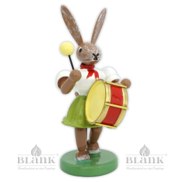 Osterhase mit Pauke, farbig