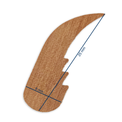 Wing for angel with short robe, natural