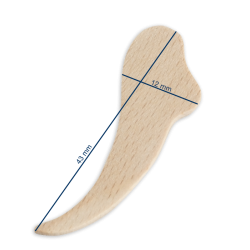 Wing for angel with long robe, natural