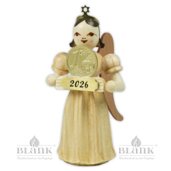 Angel with Long Pleated Robe and Lucky Cent