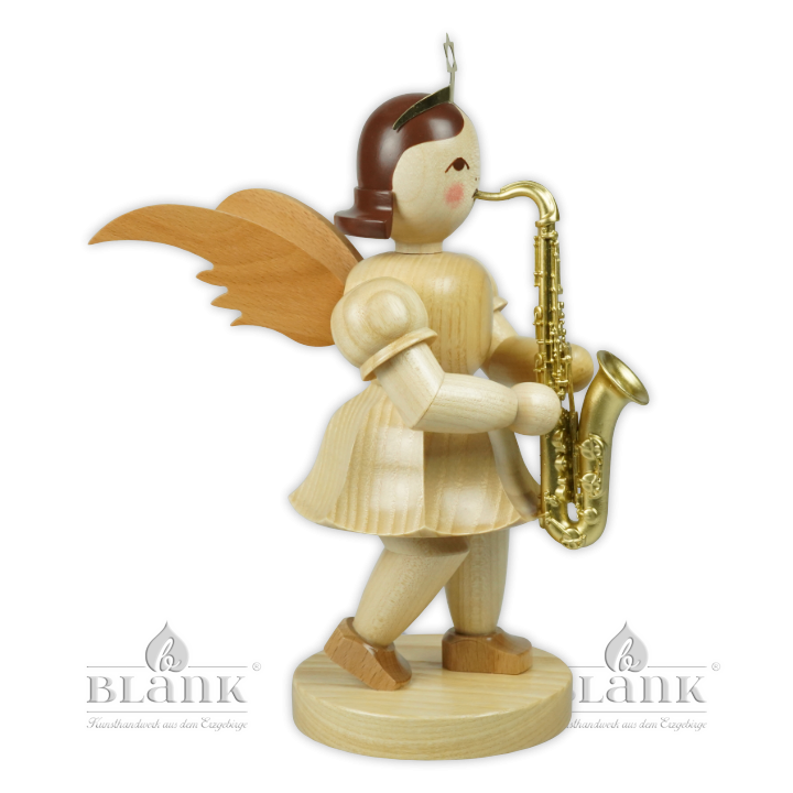 EKM 035 Kurzrockengel mit Saxophon, 22 cm