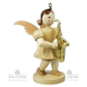 EKM 035 Angel with Pleated Skirt and Saxophone, 22 cm