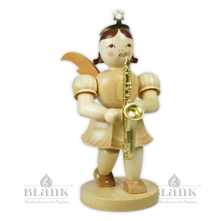 EKM 035 Kurzrockengel mit Saxophon, 22 cm