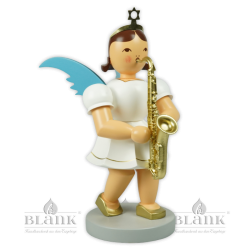 EKFM 035 Kurzrockengel mit Saxophon, 22 cm, farbig