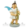 EKFM 035 Angel with Pleated Skirt and Saxophone, 22 cm, coloured