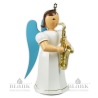 ELFM 035 Angel with Long Pleated Robe and Saxophone, 22 cm, coloured