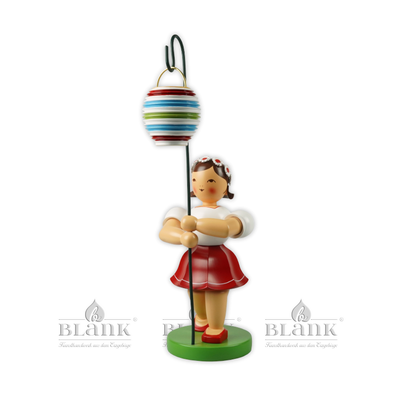 LKFM 001 Lampion-Mädchen, 30 cm, farbig
