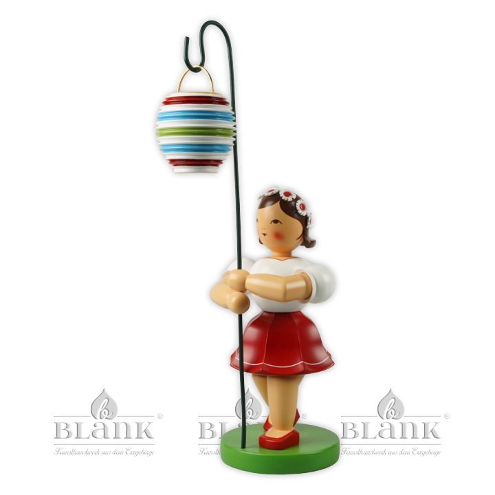 LKFM 001 Lampion-Mädchen, 30 cm, farbig