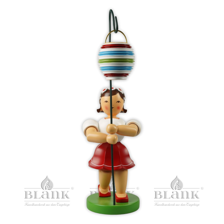 LKFM 001 Lampion-Mädchen, 30 cm, farbig