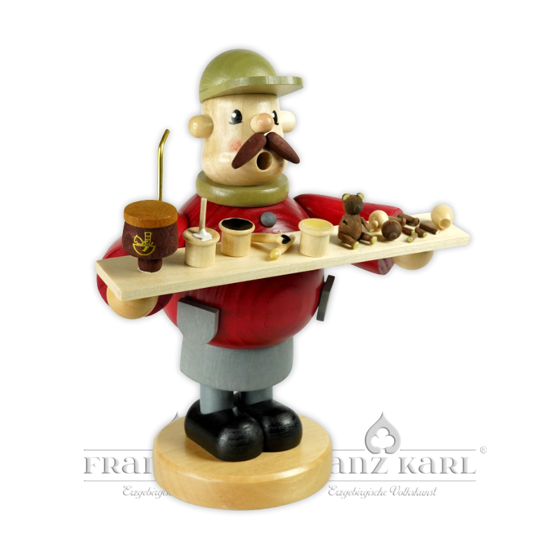 1540 Pipe Smoker Toymaker with Teddy Bear