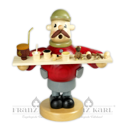 1540 Pipe Smoker Toymaker with Teddy Bear