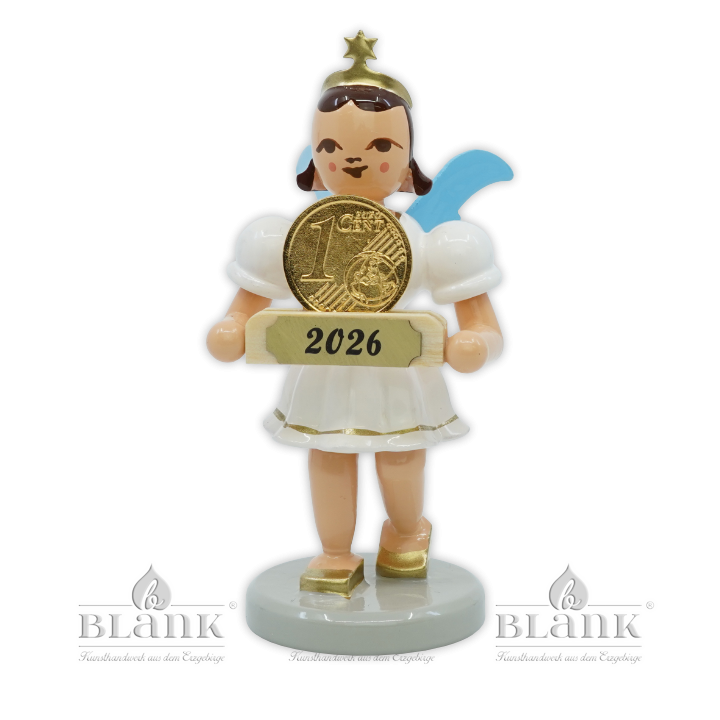 EKF 2026 Angel with Pleated Skirt and Lucky Cent, coloured