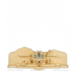WOR 001 Wolken-Regal, Dekorationsbeispiel mit Figuren