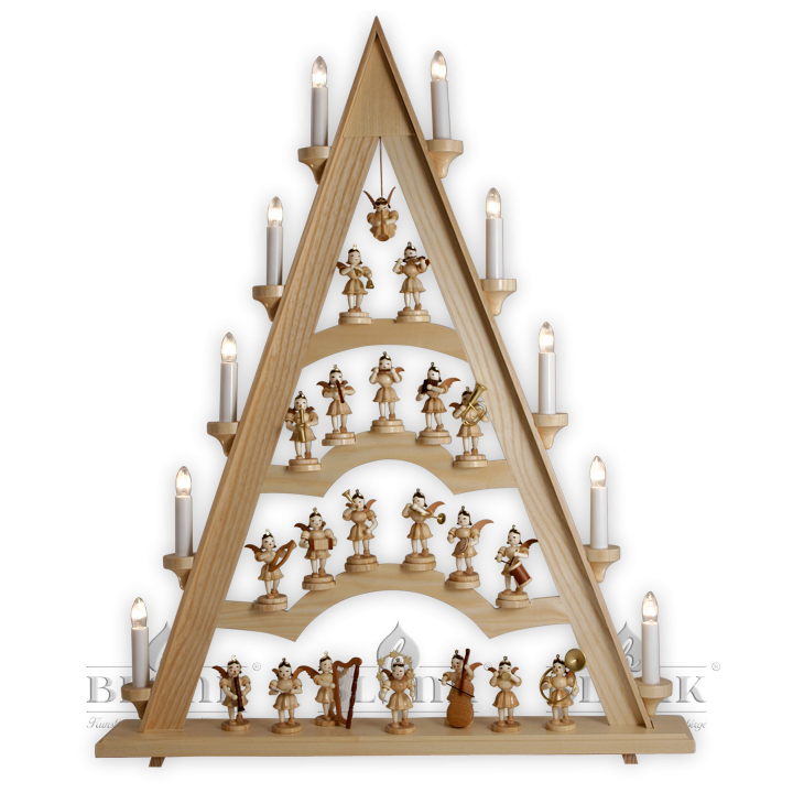 LE 060 Pointed Candle Arch with a Hanging Angel